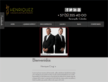Tablet Screenshot of doctorhenriquez.com